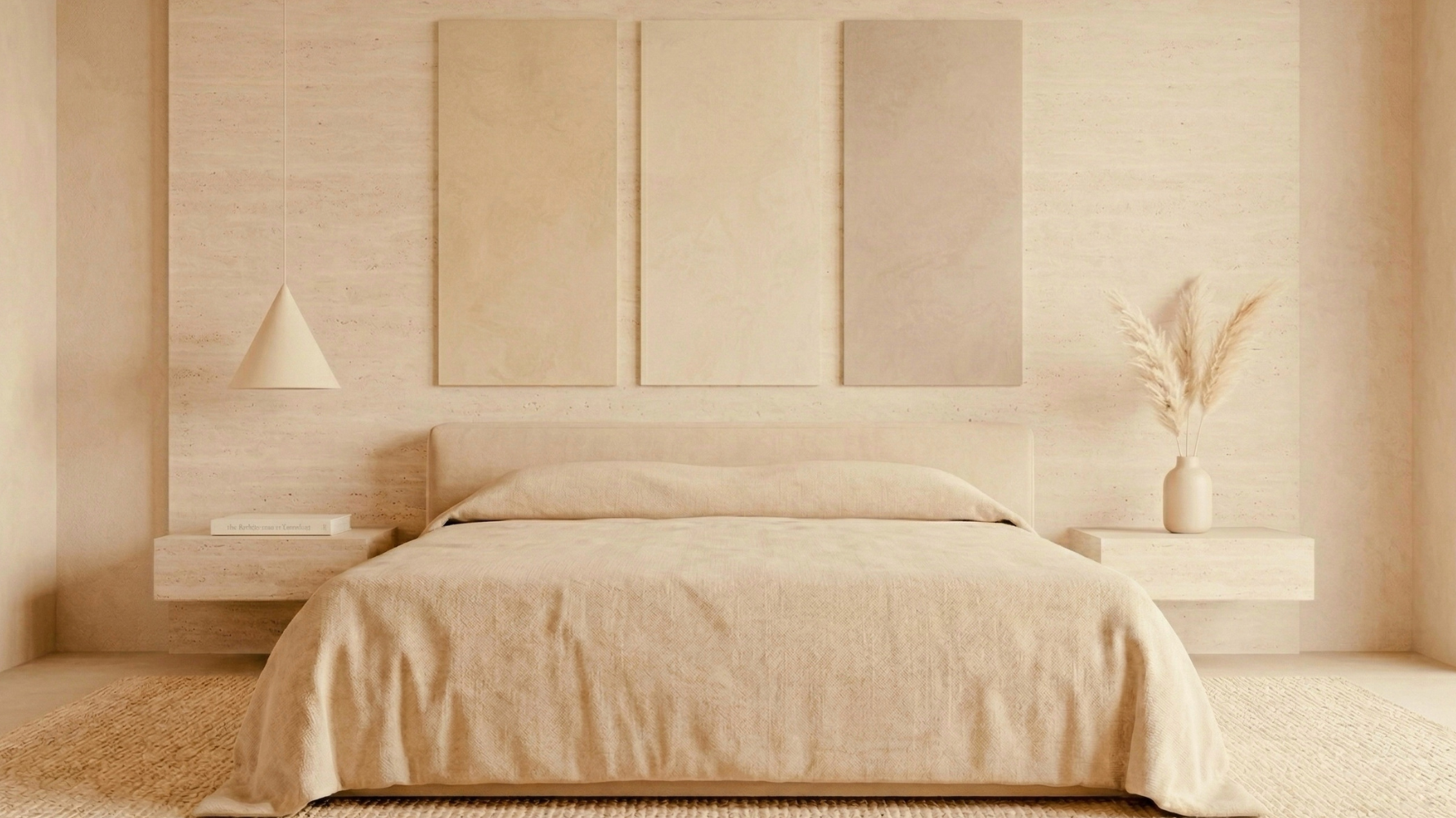 Why the Best Modern Bedrooms Rely on Asymmetrical Balance