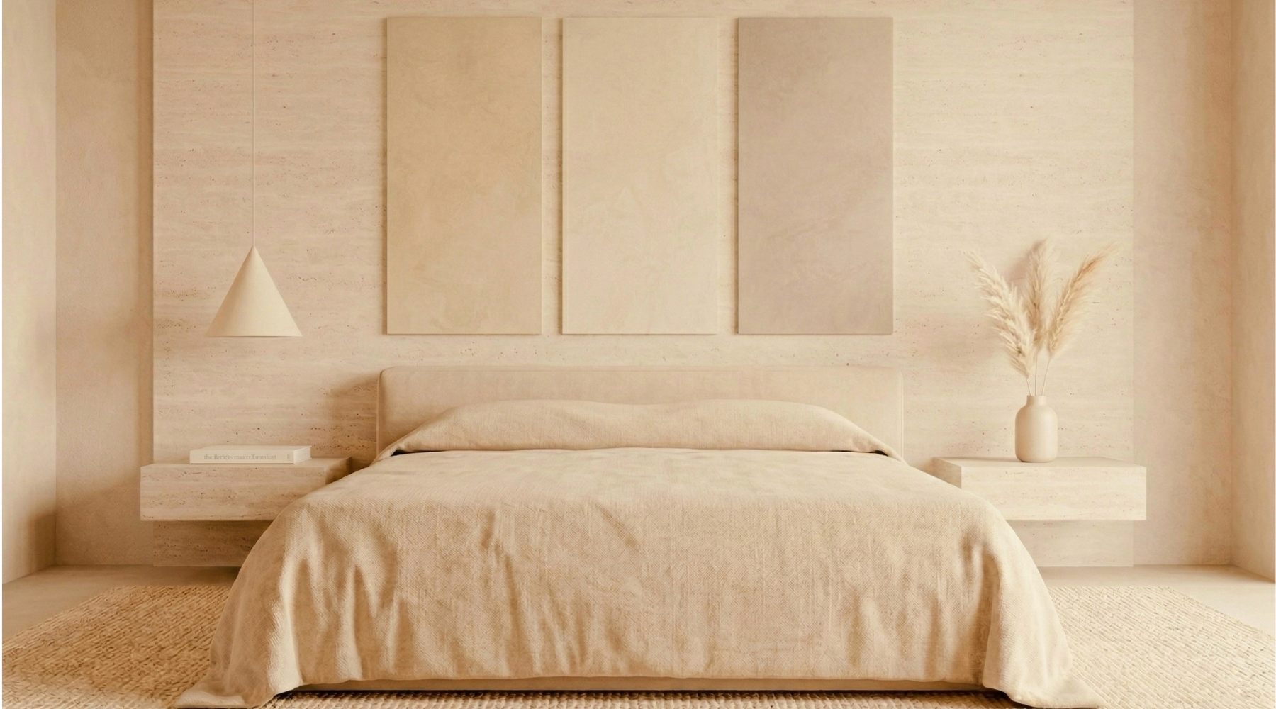 Why the Best Modern Bedrooms Rely on Asymmetrical Balance