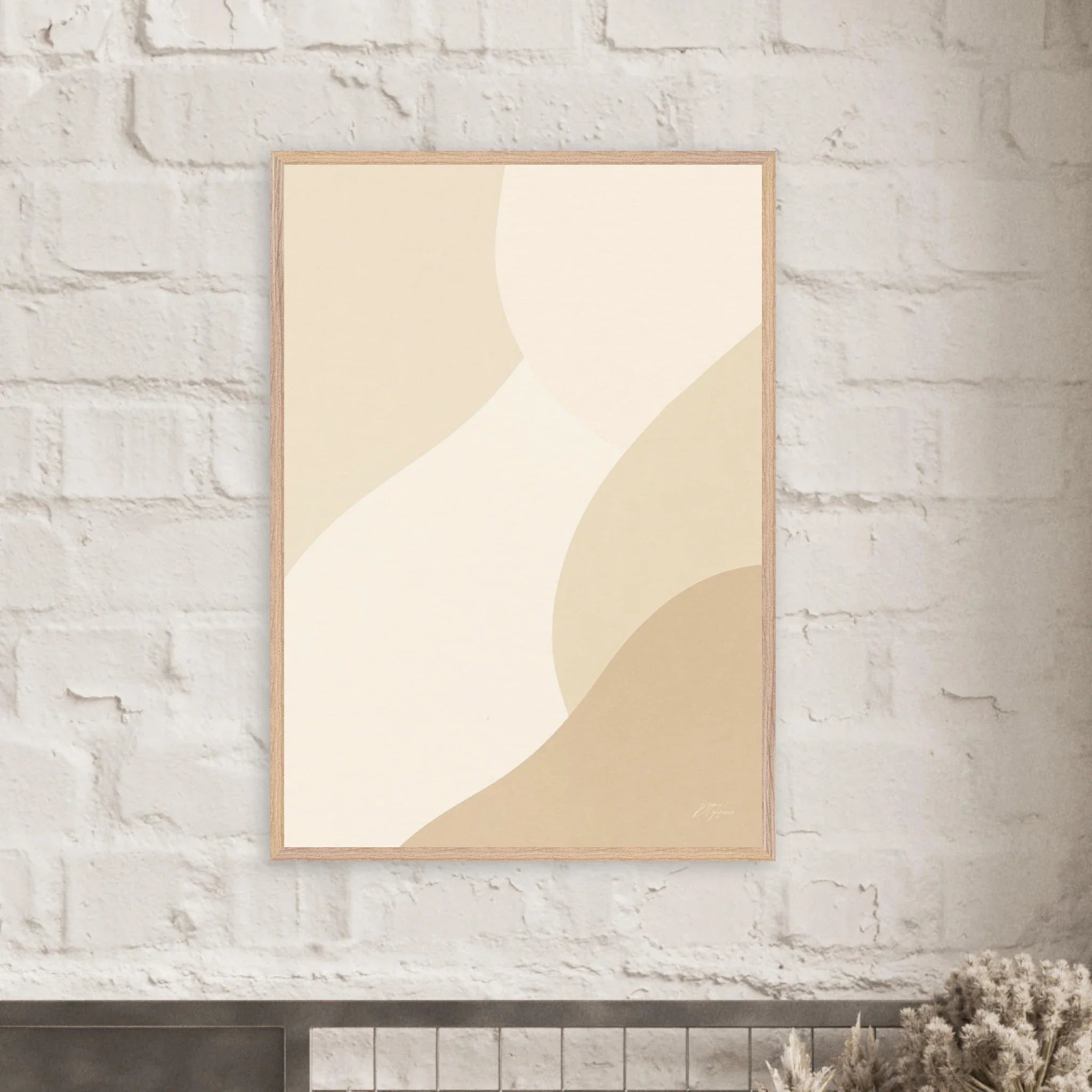 Glass - Wood Framed Art